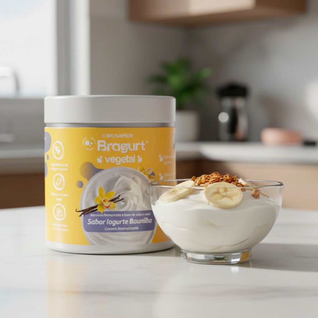 Bragurt Iogurte Vegetal Fermentado Sabor Baunilha – 240g