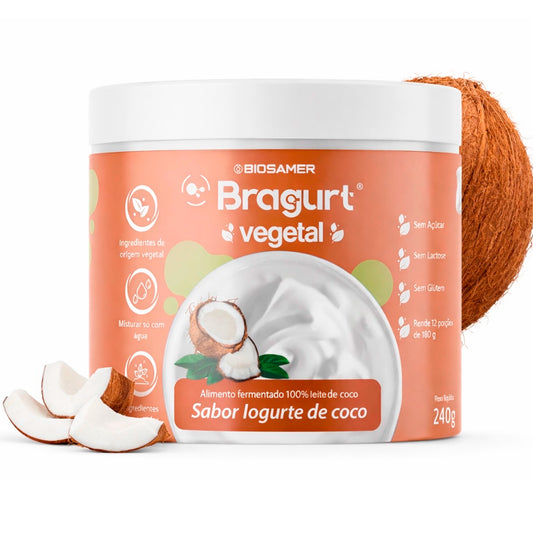 Iogurte Vegetal de Coco Fermentado Sem Lactose 240g Bragurt