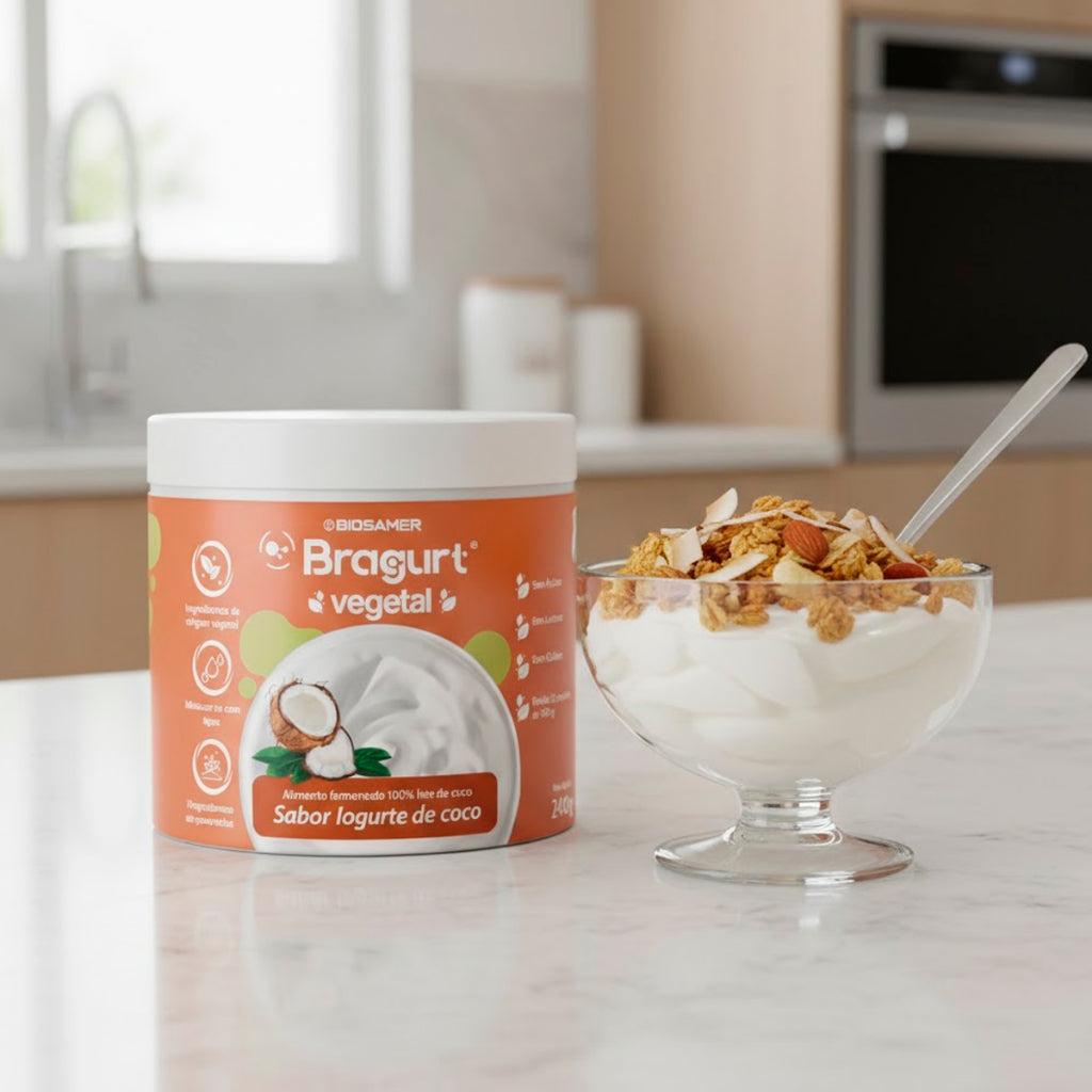 Iogurte Vegetal de Coco Fermentado Sem Lactose 240g Bragurt