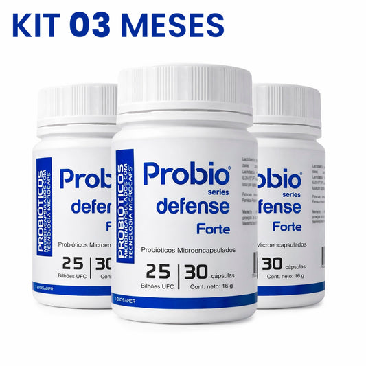 Probioseries Defense Forte 25BI CFU - 90 cápsulas (3 meses)