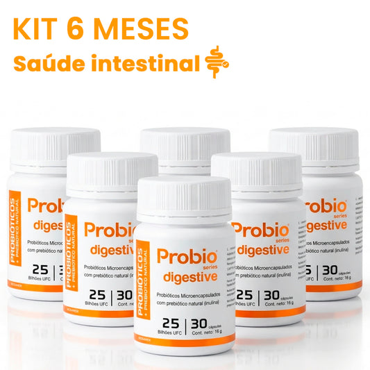 Probiótico Digestive 25BI CFU  - 180 cápsulas (6 meses)